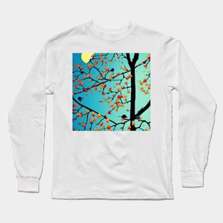 Flower Birds Long Sleeve T-Shirt